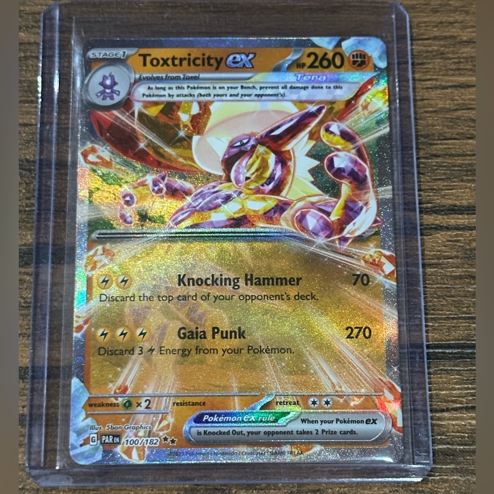 Pokemon Toxtricity EX Card